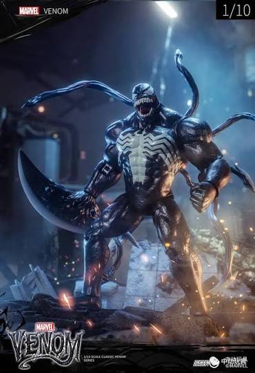 Classic Venom Action Figure By Zd Toys