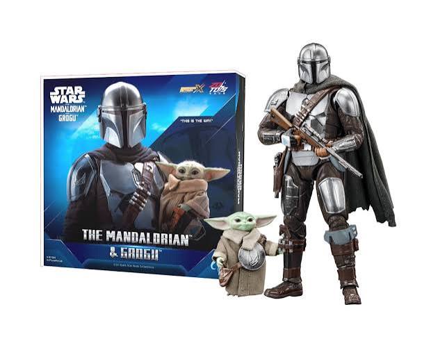 ZD Toys Star Wars The Mandalorian And Grogu 1:10 Scale Action Figures (code 1967)