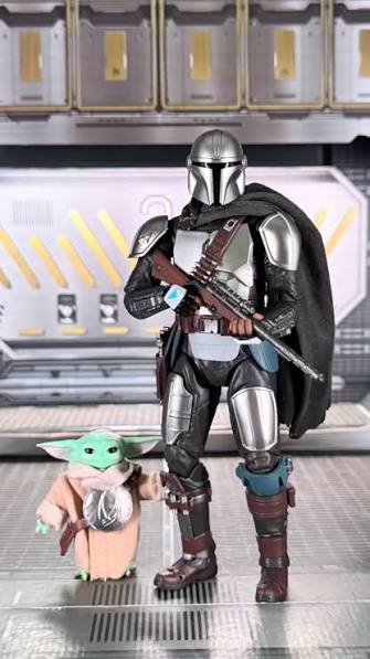 ZD Toys Star Wars The Mandalorian And Grogu 1:10 Scale Action Figures (code 1967)