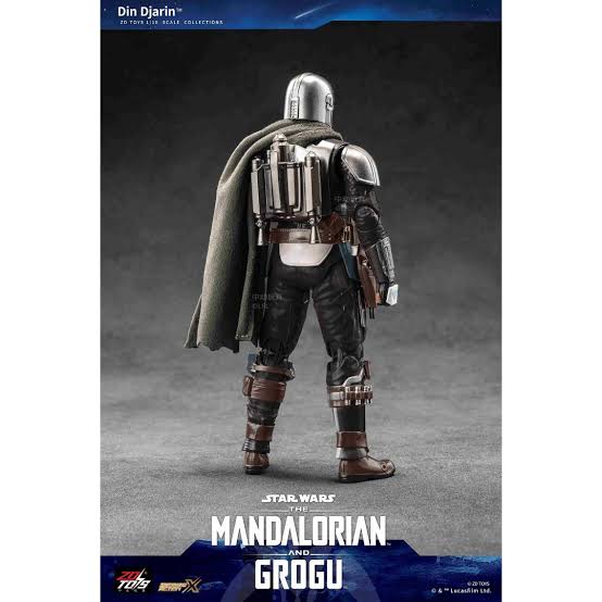 Starwars Mandalorian Action Figure By Zd Toys