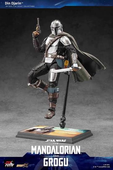 Starwars Mandalorian Action Figure By Zd Toys