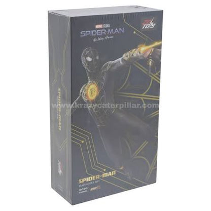 ZD TOYS Marvel Studios Spider-Man No Way Home : 1:10 Scale Spiderman BLACK & GOLD Suit Figure (Size-7 Inch)