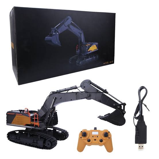 HuiNa Toys 1592 1:14 Scale Remote Control Excavator with 22 Functions and 680° Cab Rotation