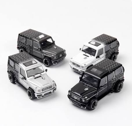LMF Model Mercedes-Benz G63 AMG Modified Star Livery 1:64 Diecast SUV
