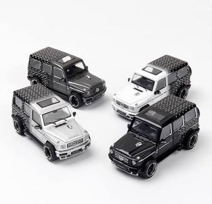LMF Model Mercedes-Benz G63 AMG Modified Star Livery 1:64 Diecast SUV
