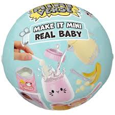 MGA’s Miniverse Make It Mini Real Baby 2-Pack – Mini Baby Collectibles with Feeding Accessories