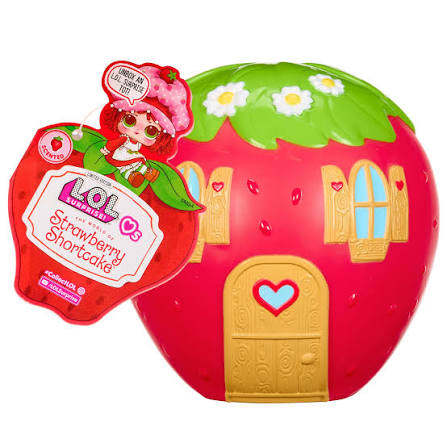 L.O.L. Surprise! Loves Strawberry Shortcake Tots – Scented Surprise Doll with Pet and Transforming Strawberry House