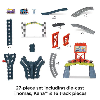 Fisher-Price Thomas & Friends Race for the Sodor Cup Train Track Racing Playset
