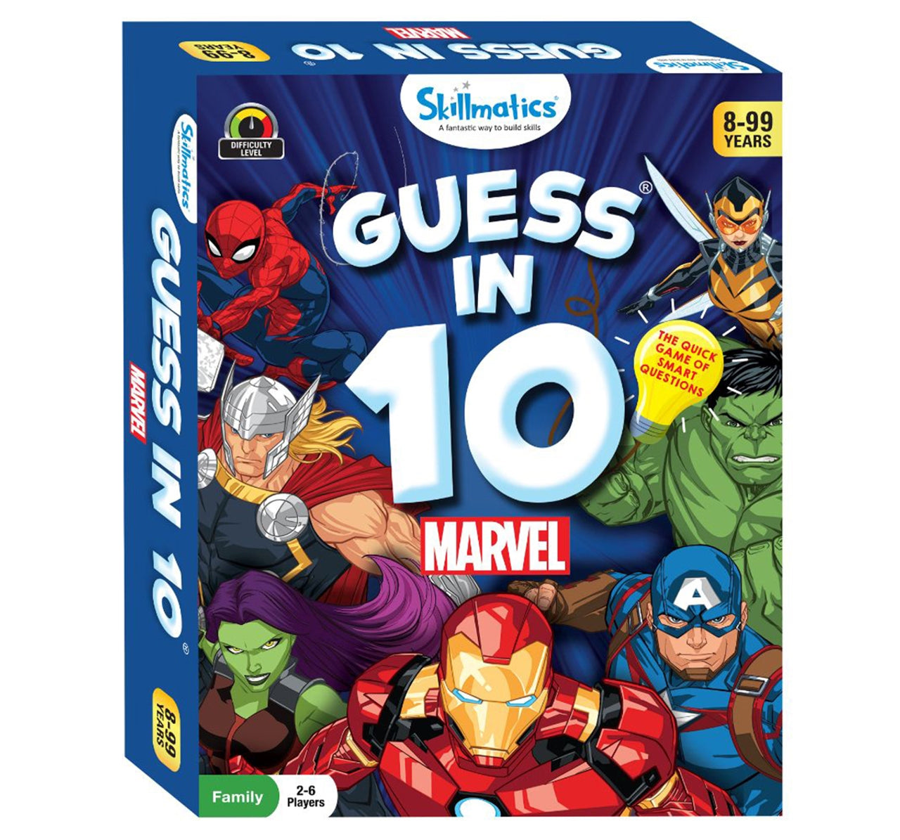 Skillmatics Guess in 10 Marvel Edition Paper card game Multicolor 3Y+(PACK OF 5)