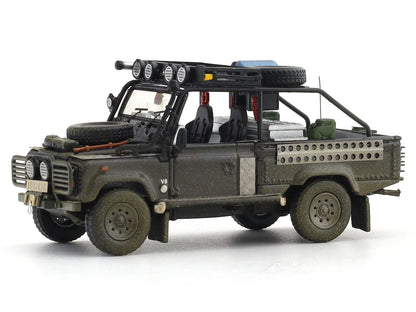 1:64 Street Warrior Land-Rover Defender Pickup Tomb Raider Dirt diecast scale model car