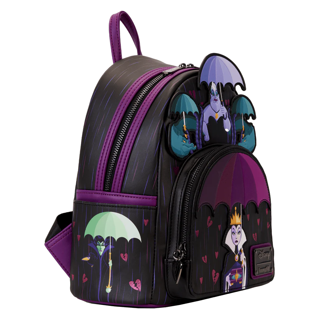 Loungefly X Disney Villains Curse Your Hearts Mini Backpack