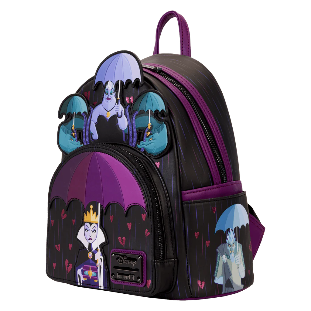 Loungefly X Disney Villains Curse Your Hearts Mini Backpack