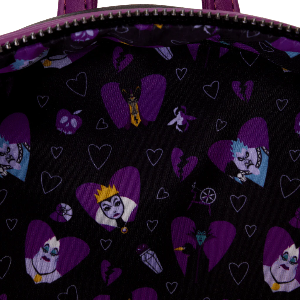 Loungefly X Disney Villains Curse Your Hearts Mini Backpack