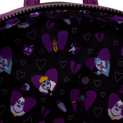Loungefly X Disney Villains Curse Your Hearts Mini Backpack