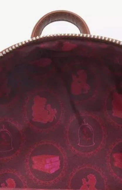 Loungefly Disney Beauty and the Beast Belle Winter Wear Storybook Mini Backpack