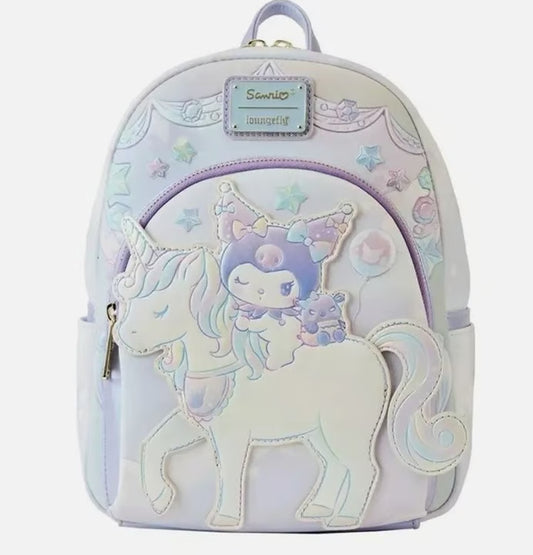 Loungefly Sanrio Exclusive Kuromi Carnival Unicorn Mini Backpack