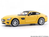 Maisto Mercedes-Benz AMG GT Yellow 1:24 Diecast Model Car with Acrylic Case