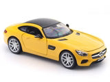 Maisto Mercedes-Benz AMG GT Yellow 1:24 Diecast Model Car with Acrylic Case