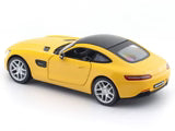 Maisto Mercedes-Benz AMG GT Yellow 1:24 Diecast Model Car with Acrylic Case
