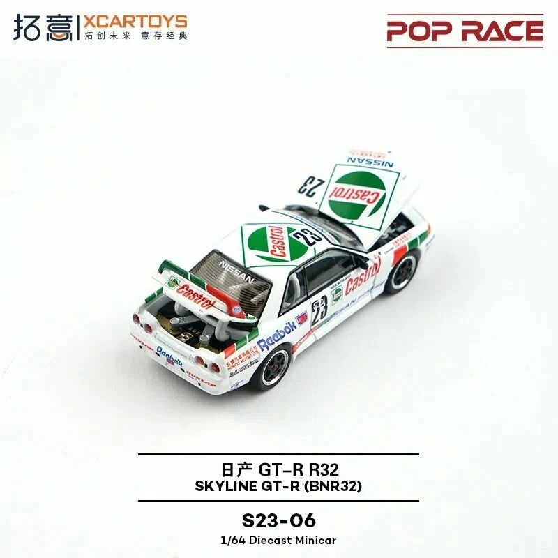 1/64 POP RACE  Xcartoys Nissan Skyline GT-R BNR32 (S23-06)