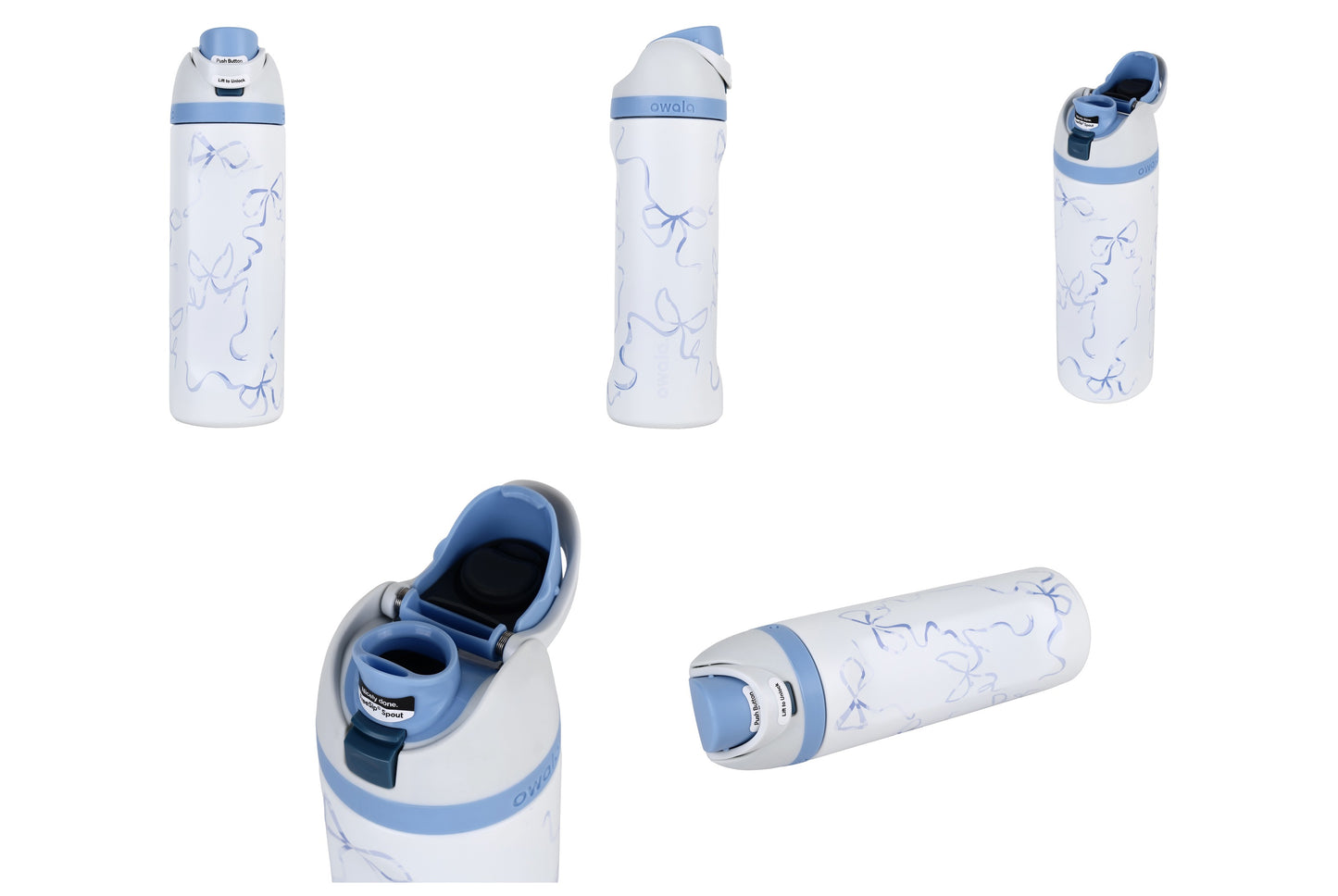 Owala FreeSip 24 oz 710 ml Stylish Kids Water Bottle with Insulated Leakproof Build