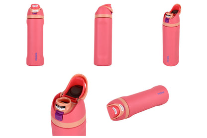 Owala FreeSip 24 oz 710 ml Stylish Kids Water Bottle with Insulated Leakproof Build
