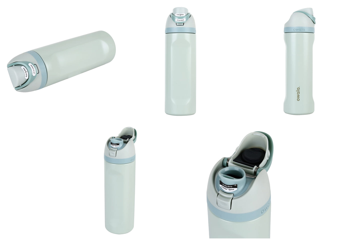 Owala FreeSip 24 oz 710 ml Stylish Kids Water Bottle with Insulated Leakproof Build