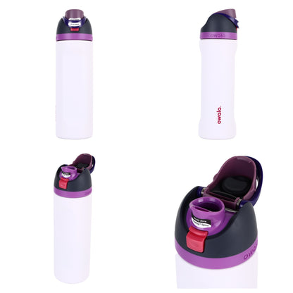 Owala FreeSip 24 oz 710 ml Stylish Kids Water Bottle with Insulated Leakproof Build