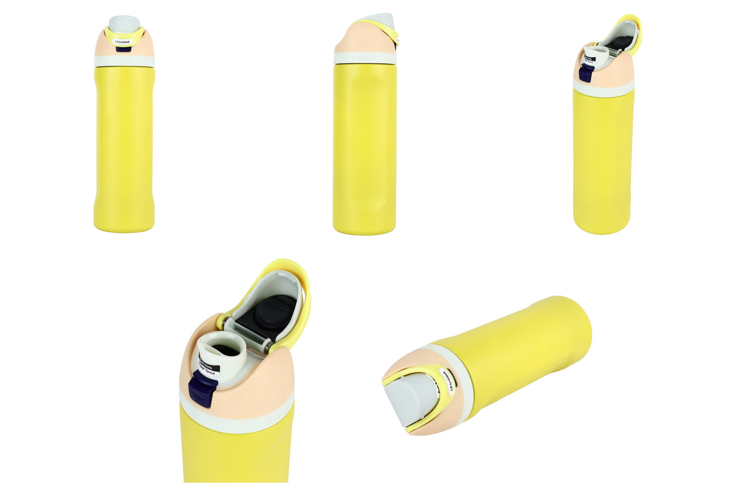 Owala FreeSip 24 oz 710 ml Stylish Kids Water Bottle with Insulated Leakproof Build