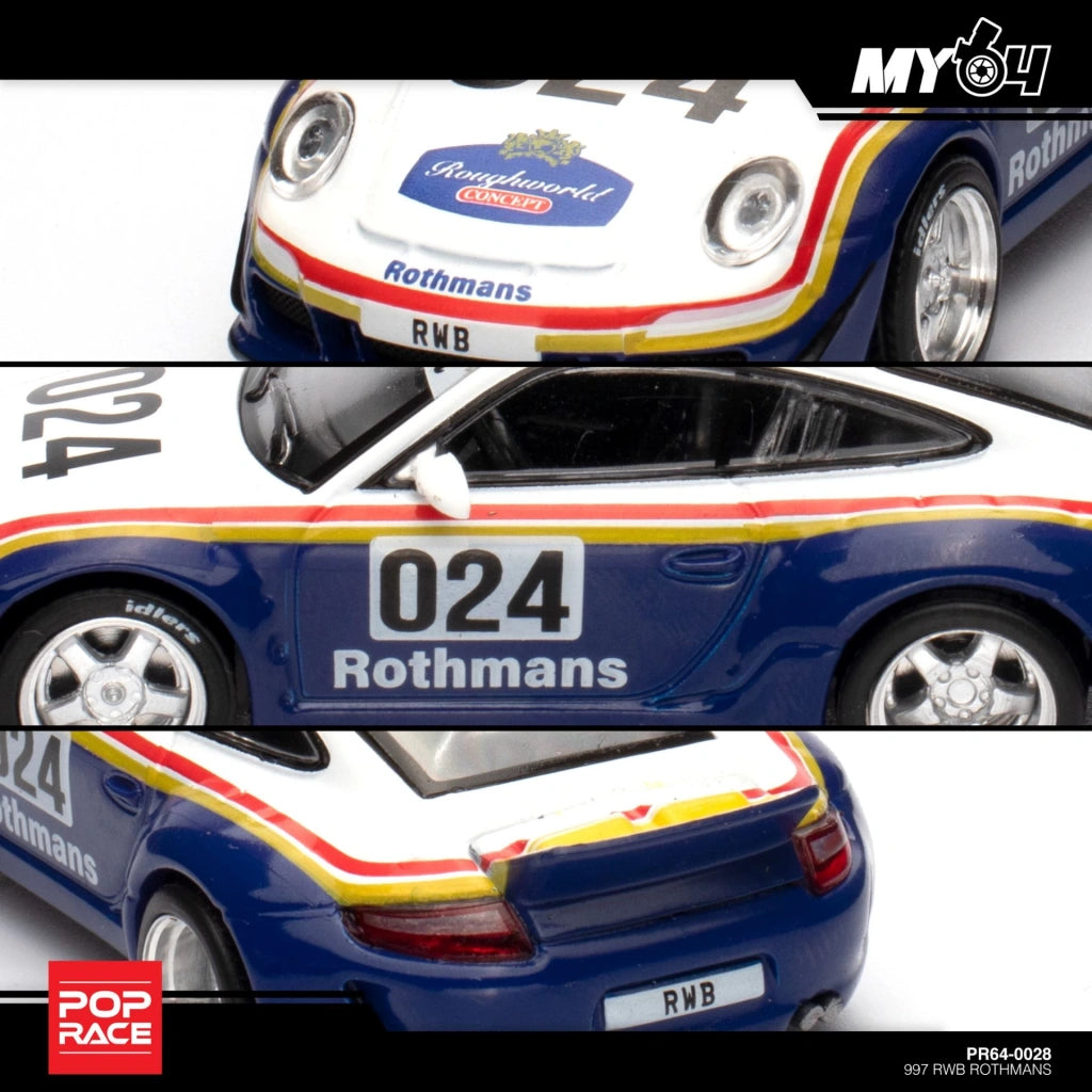 Pop Race RWB 997 S8-02 1:64 Scale