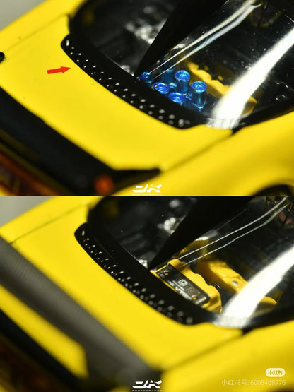 1:64 Pop Race Spoon NSX-R GT Macau GP Diecast Car PR64-414 Model