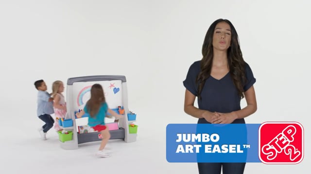 Step2 Jumbo Art Easel, Multicolor