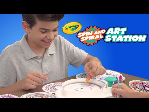 Crayola Spin & Spiral Art Station