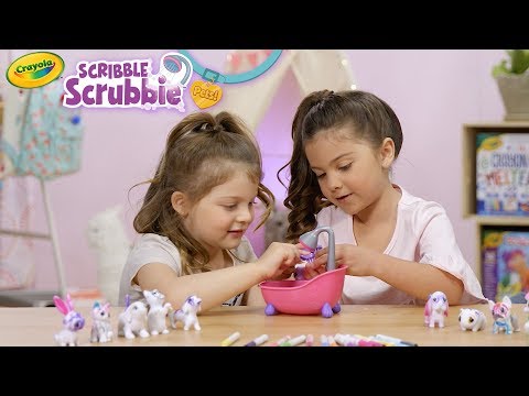 Crayola Scribble Scrubbie Pets Scrub Tub Playset