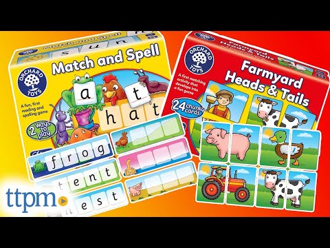 Orchard Toys Match and Spell, Reading and Spelling Activity, Educational Board Game, Helps Teach Phonics and Word Building to Children Ages 4 to 8 Years, Teacher Tested, Gifts for Boys and Girls