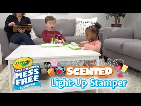 Crayola Color Wonder Mess Free Scented Light Up Stamper Set