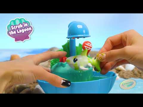 CRAYOLA Scribble Scrubbie Pets Blue Lagoon Playset