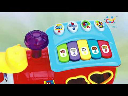 Hola Smart Intelligent Q & A Cartoon Train for Baby with Light and Music
