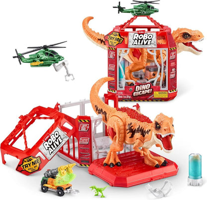 ZURU Robo Alive Dino Escape Set