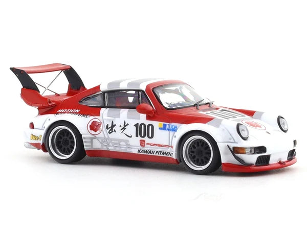 Porsche 911 (964) RWB No. 100 1:64 Scale BSC Diecast Model Car – Collectible Miniature