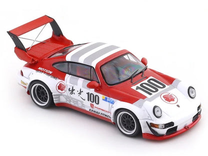 Porsche 911 (964) RWB No. 100 1:64 Scale BSC Diecast Model Car – Collectible Miniature