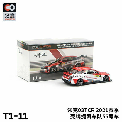 1:64 XCarToys Lynk & Co Racing No.55 Car in box