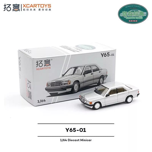 JAN 2025 XCARTOYS 1/64 Mercedes-Benz 190E Silver Y65-01