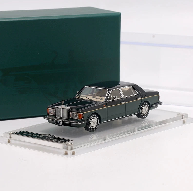 GFCC 1/64 Scale Rolls-Royce Silver Spur III 1994 Black Diecast car Model