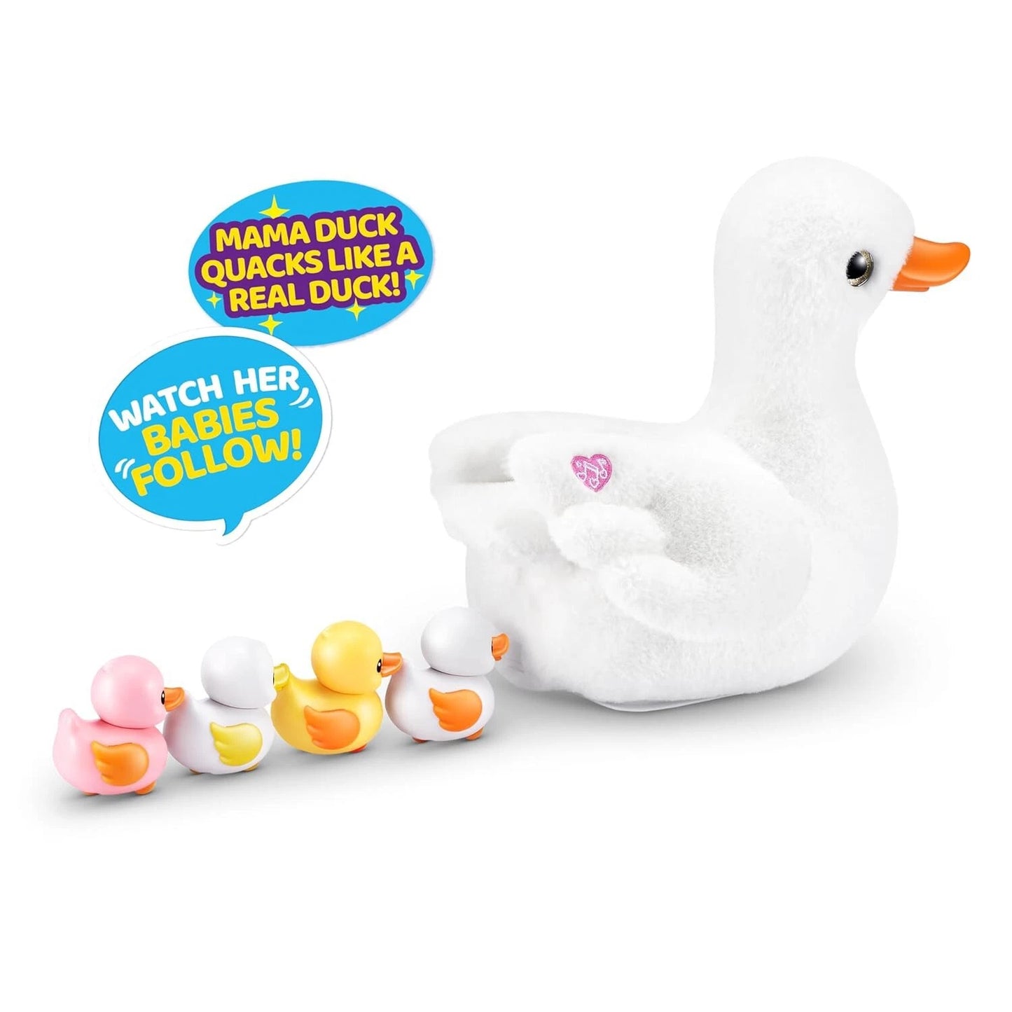 Pets Alive Mama & Baby Surprise Mama Duck & Baby Ducklings Robotic Pet Figure
