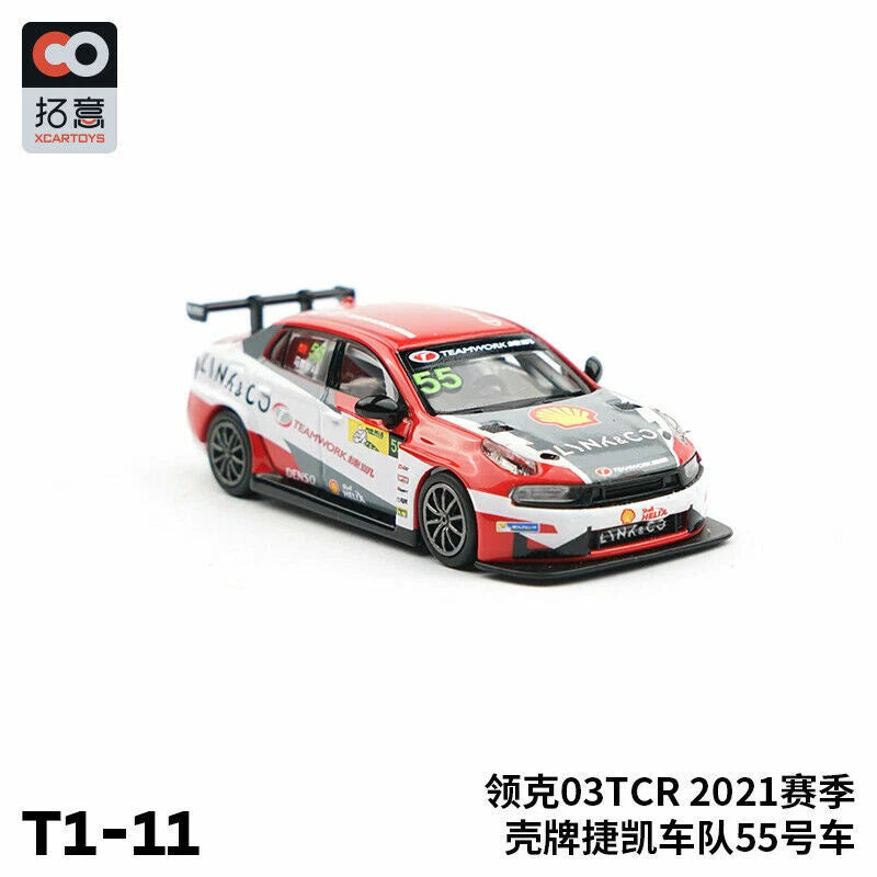 1:64 XCarToys Lynk & Co Racing No.55 Car in box