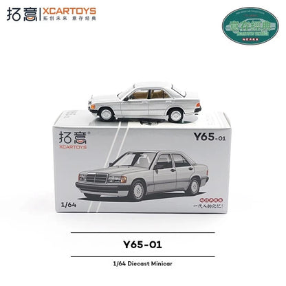 JAN 2025 XCARTOYS 1/64 Mercedes-Benz 190E Silver Y65-01