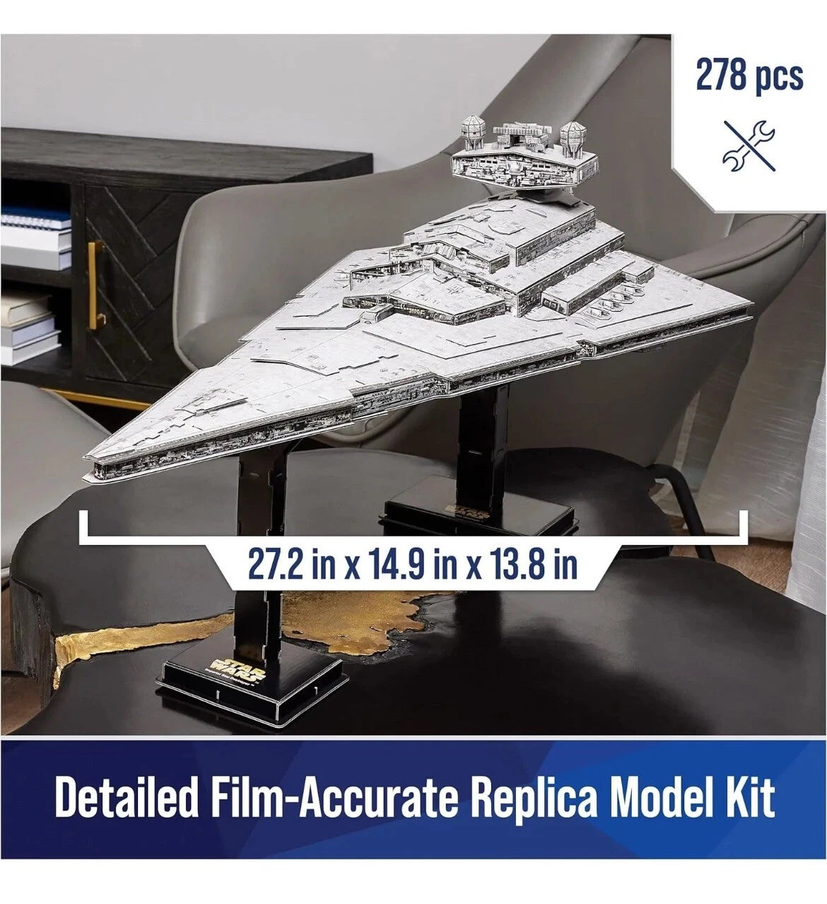 4D BUILD Puzzles, Star Wars Deluxe Imperial Star Destroyer 3D Model