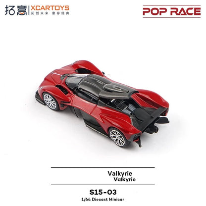 POP RACE 1:64 Valkyrie Red Diecast Model Car S15-03