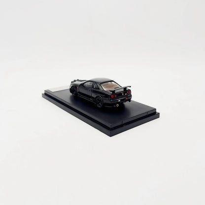 1:64 Street Warrior Nissan GTR BNR34 Z-Tune Black - Diecast Model